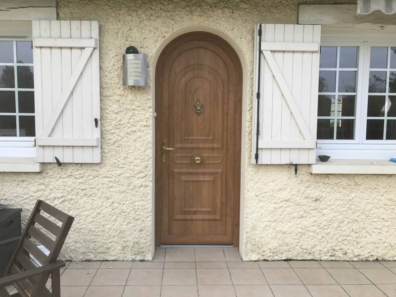 pose porte d’entrée PVC proche fauville en caux 76
