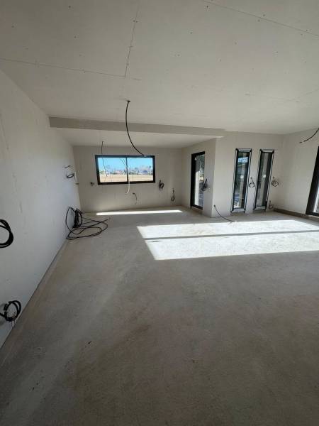 Réalisation dans une maison neuve plain pied : Pose de plaques de plâtre dans toutes les pièces avec des niches intégrées près de Fécamp 76