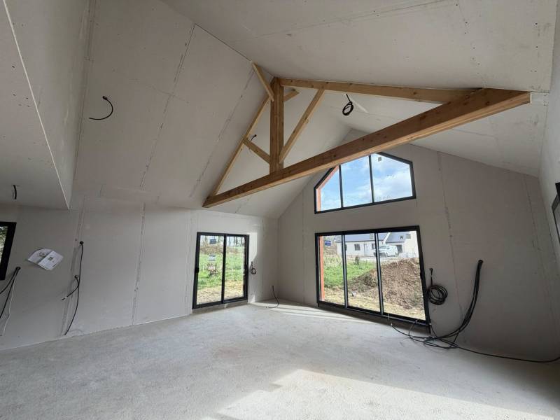 Isolation et plâtrerie maison plain-pied secteur Yvetot : confort et performance pour votre habitat