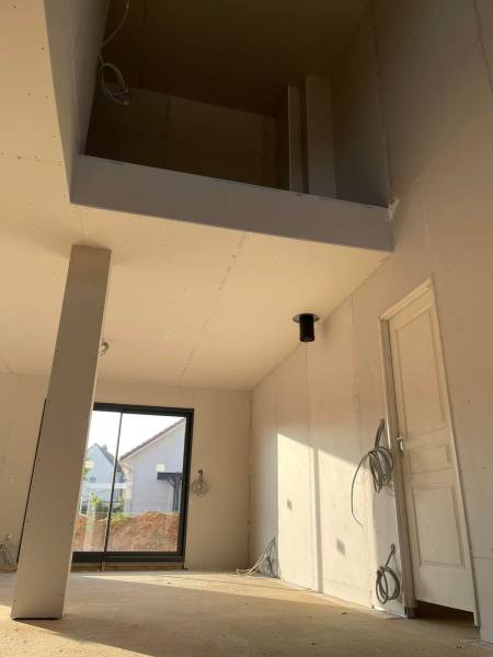 Plaquiste qualifié sur Saint Valéry en Caux : Réalisation de l'isolation et pose de placo dans une maison neuve